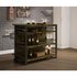 Renaldi Bar Unit with Stemware Rack Antique Nutmeg - Backyard Livings