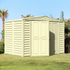 Duramax 8ft x 5.5ft DuraMate Vinyl Storage Shed with Foundation - Backyard Livings