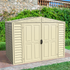 Duramax 8ft x 5.5ft DuraMate Vinyl Storage Shed with Foundation - Backyard Livings