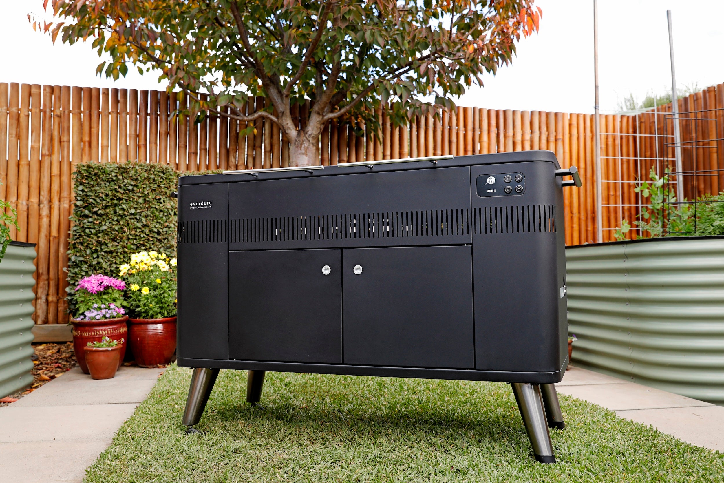 Everdure HUB 2 Charcoal Grill w/ Electric Ignition - Backyard Livings