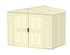 Duramax 8ft x 5.5ft DuraMate Vinyl Storage Shed with Foundation - Backyard Livings