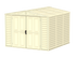 Duramax 8ft x 8ft Duramate Vinyl Shed with Foundation Kit - Backyard Livings