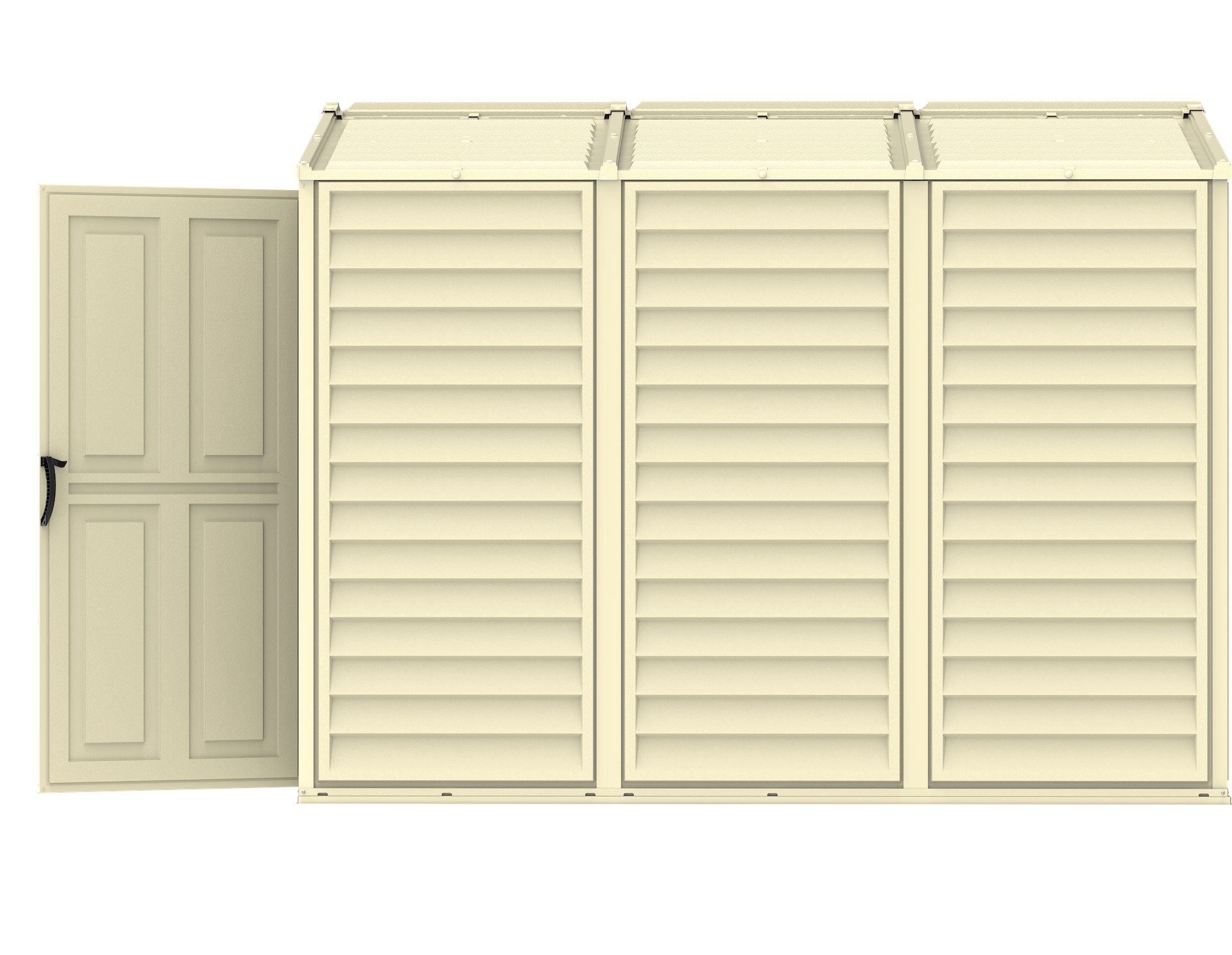 Duramax 8ft x 8ft Duramate Vinyl Shed with Foundation Kit - Backyard Livings