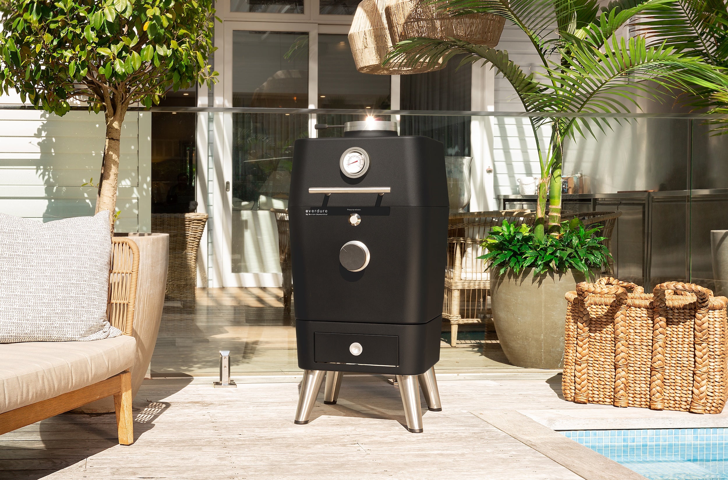 Everdure K1 Kamado Charcoal Grill - Backyard Livings