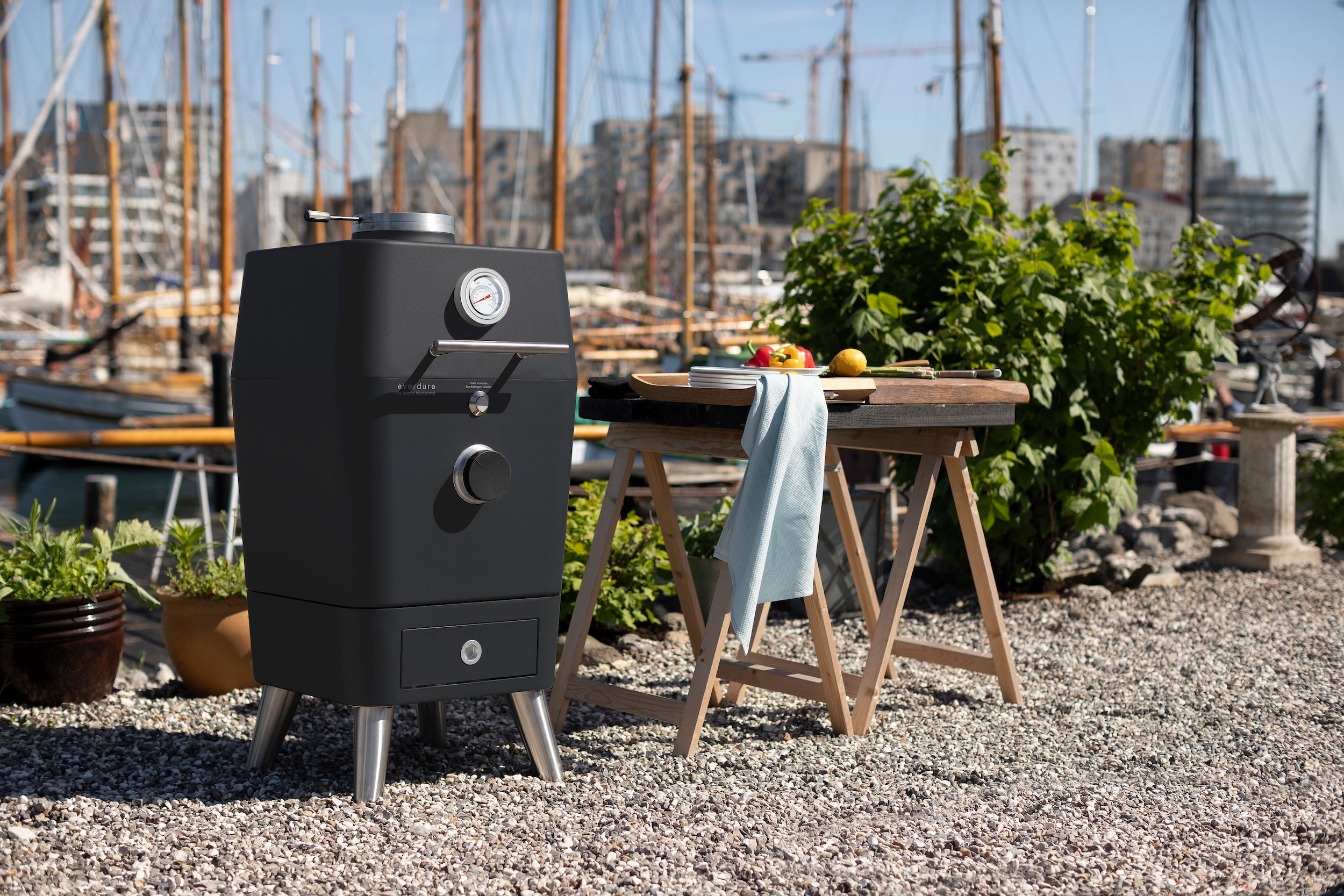 Everdure K1 Kamado Charcoal Grill - Backyard Livings