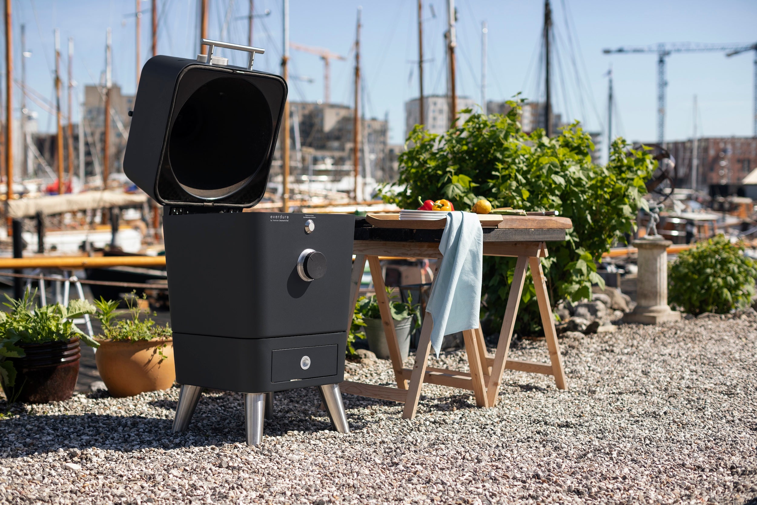 Everdure K1 Kamado Charcoal Grill - Backyard Livings