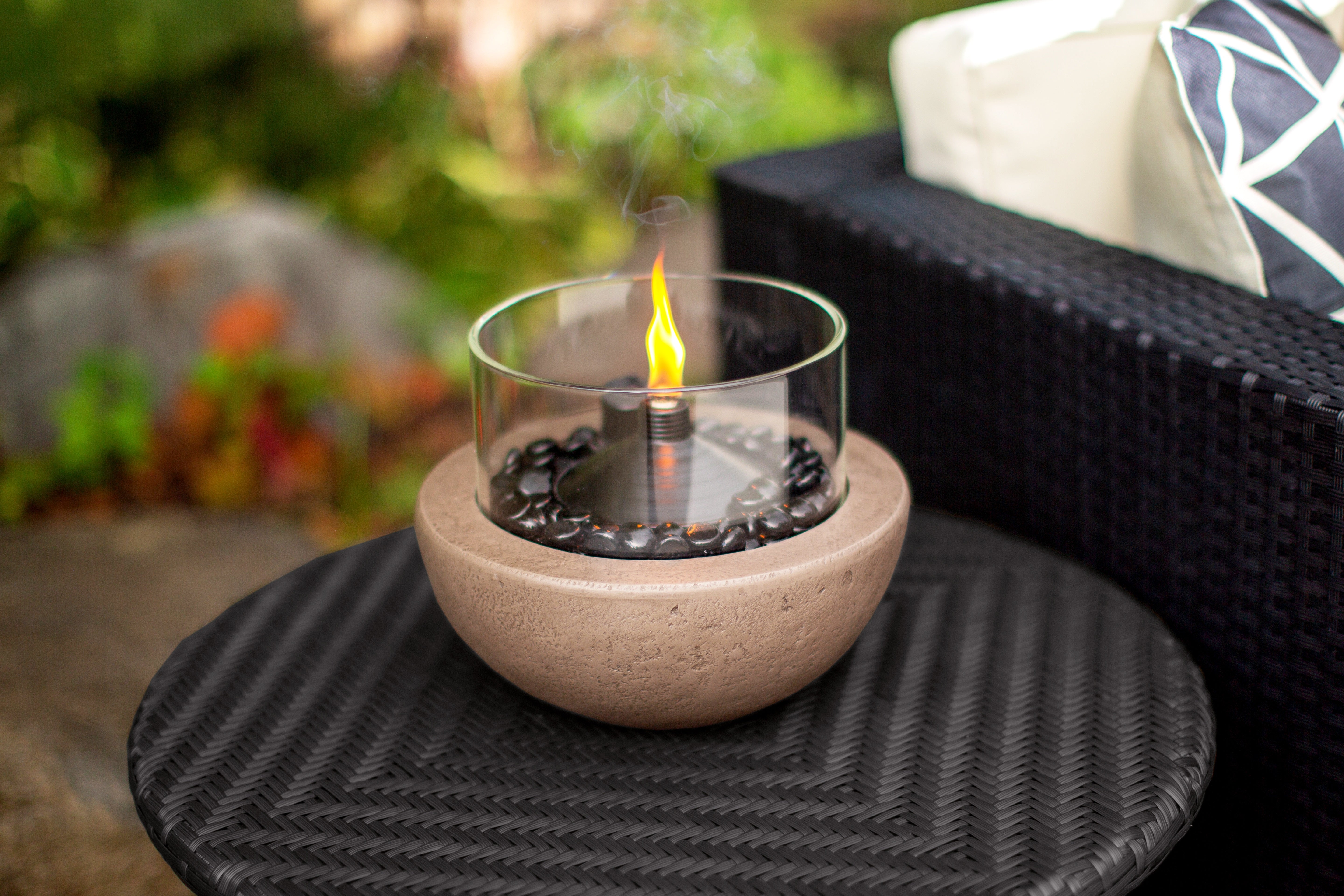 Fire Island Tabletop Fire Bowl with  Citronella Canister - Backyard Livings