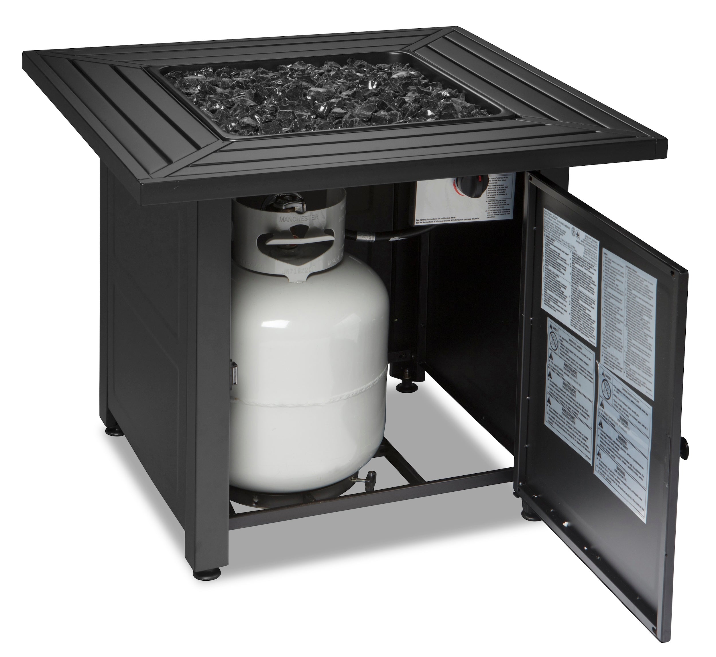 Endless Summer LP Gas Outdoor Fire Pit 30-in. Mantel (Multiple Options) - Backyard Livings