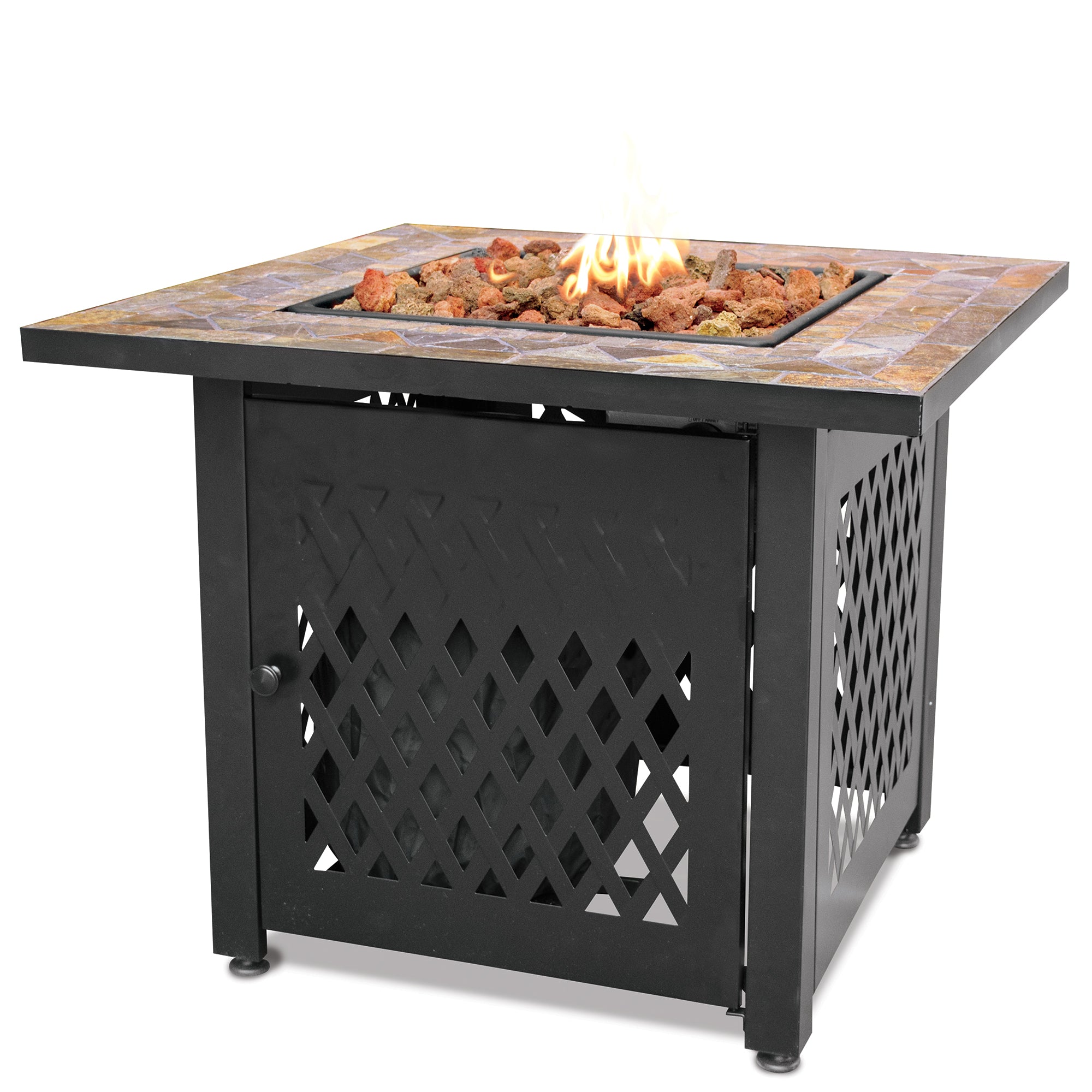 Endless Summer LP Gas Outdoor Fire Pit 30-in. Mantel (Multiple Options) - Backyard Livings