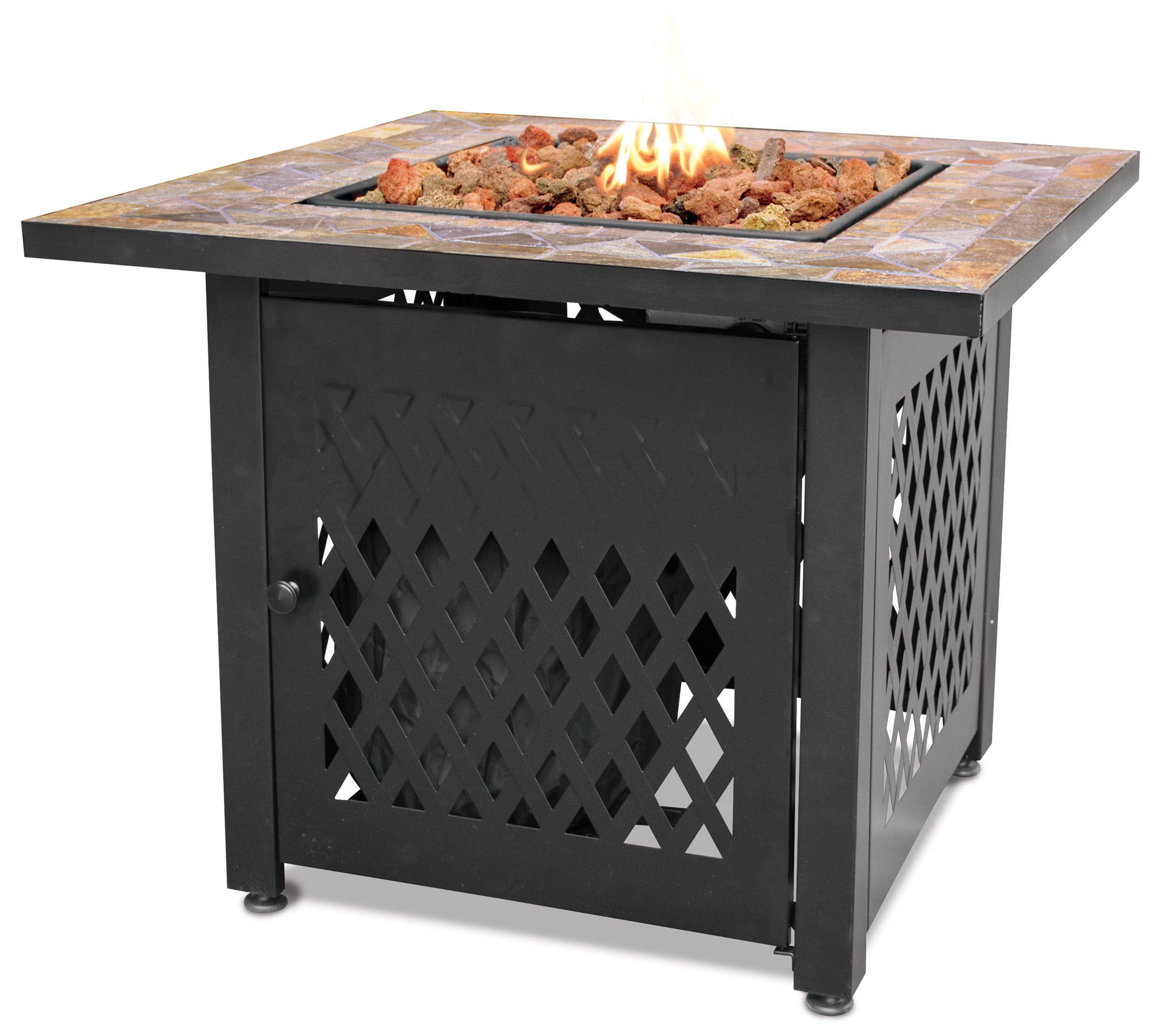 Endless Summer LP Gas Outdoor Fire Pit 30-in. Mantel (Multiple Options) - Backyard Livings