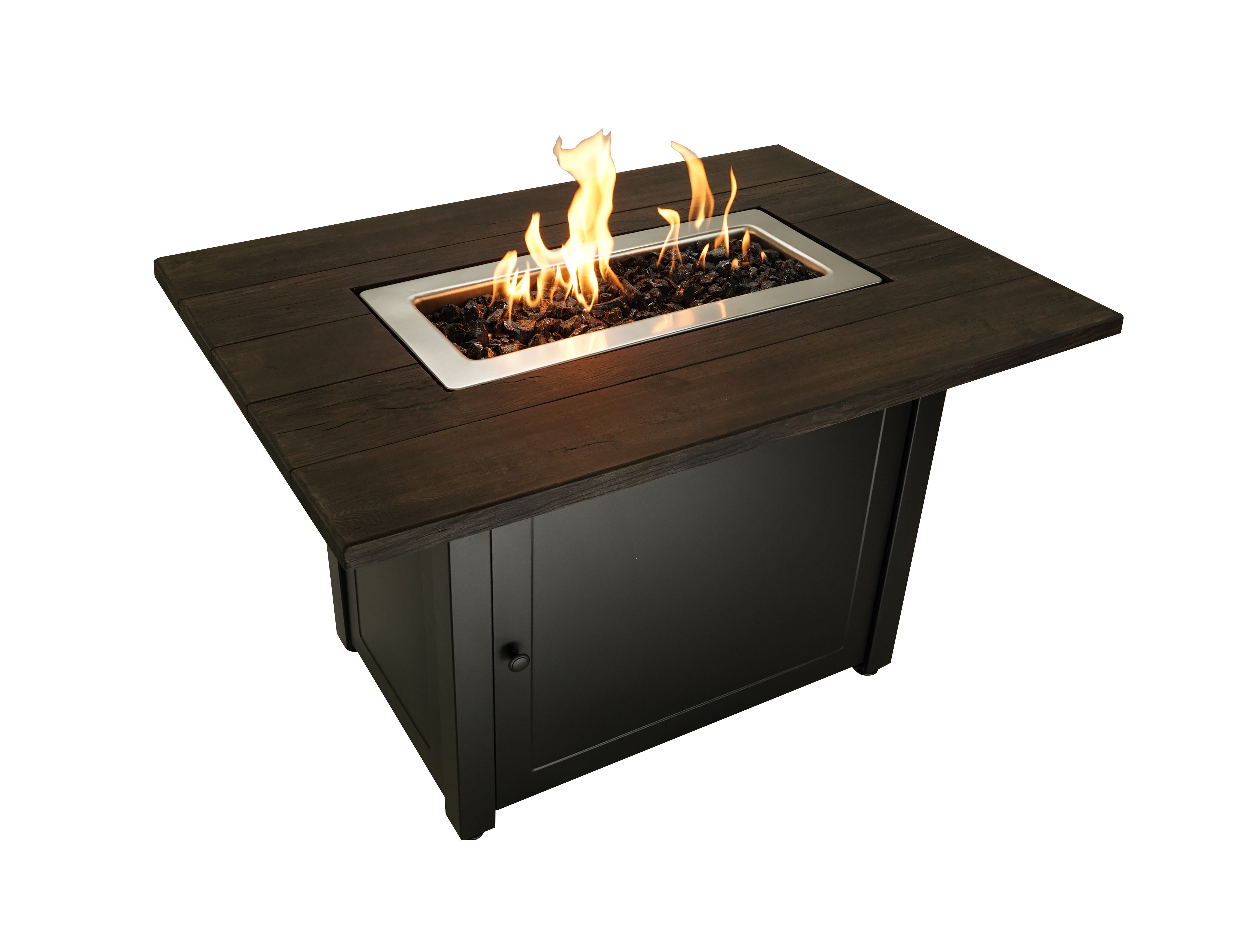 Endless Summer The Marc, 40 x 28 Rectangular Gas Outdoor Fire Pit - Backyard Livings