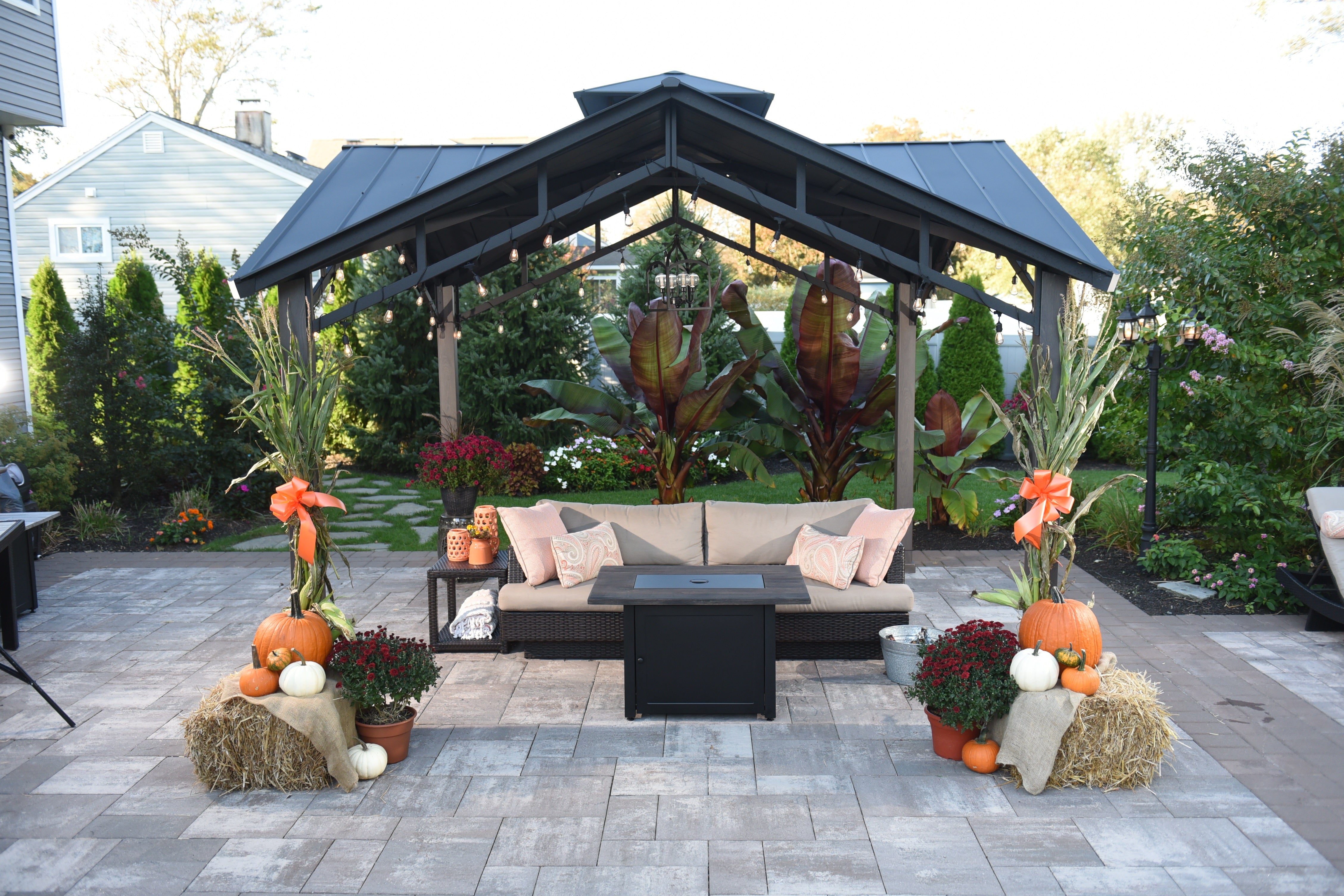 Endless Summer The Marc, 40 x 28 Rectangular Gas Outdoor Fire Pit - Backyard Livings