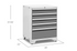 NewAge Pro Series 5-drawer Tool Cabinet 28 in. - Backyard Livings