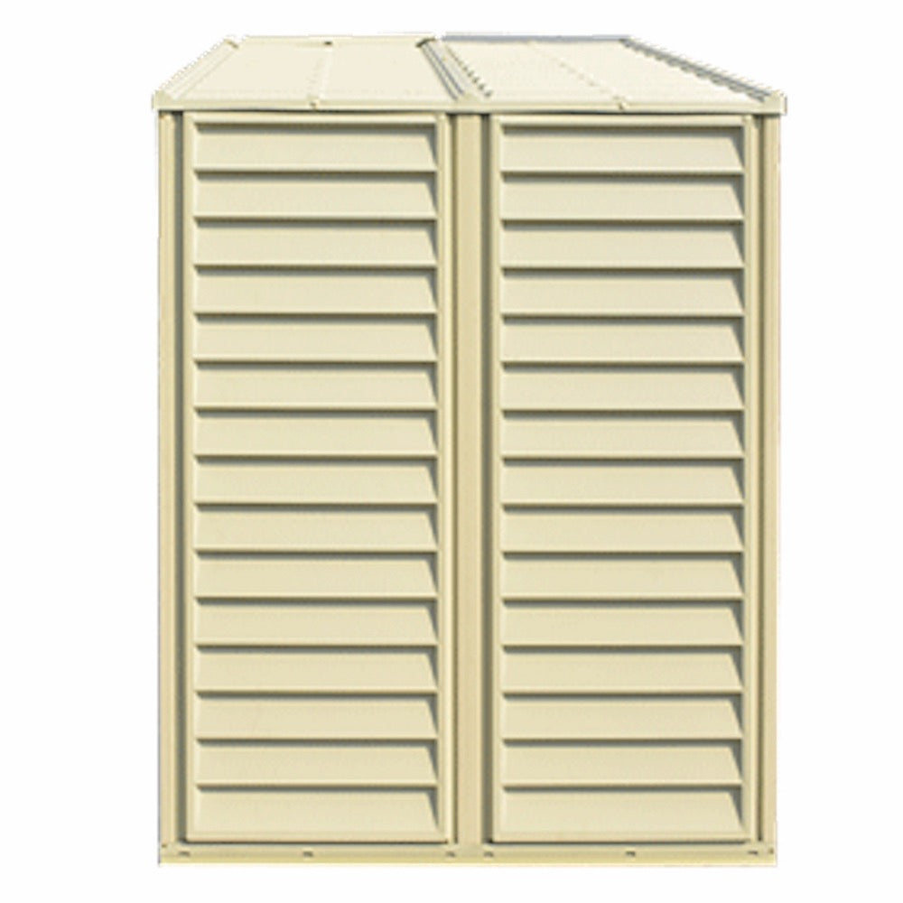 DuraMax 10.5ft x 5ft Woodbridge Vinyl Storage Shed with Foundation Kit (East Coast Purchase Only)