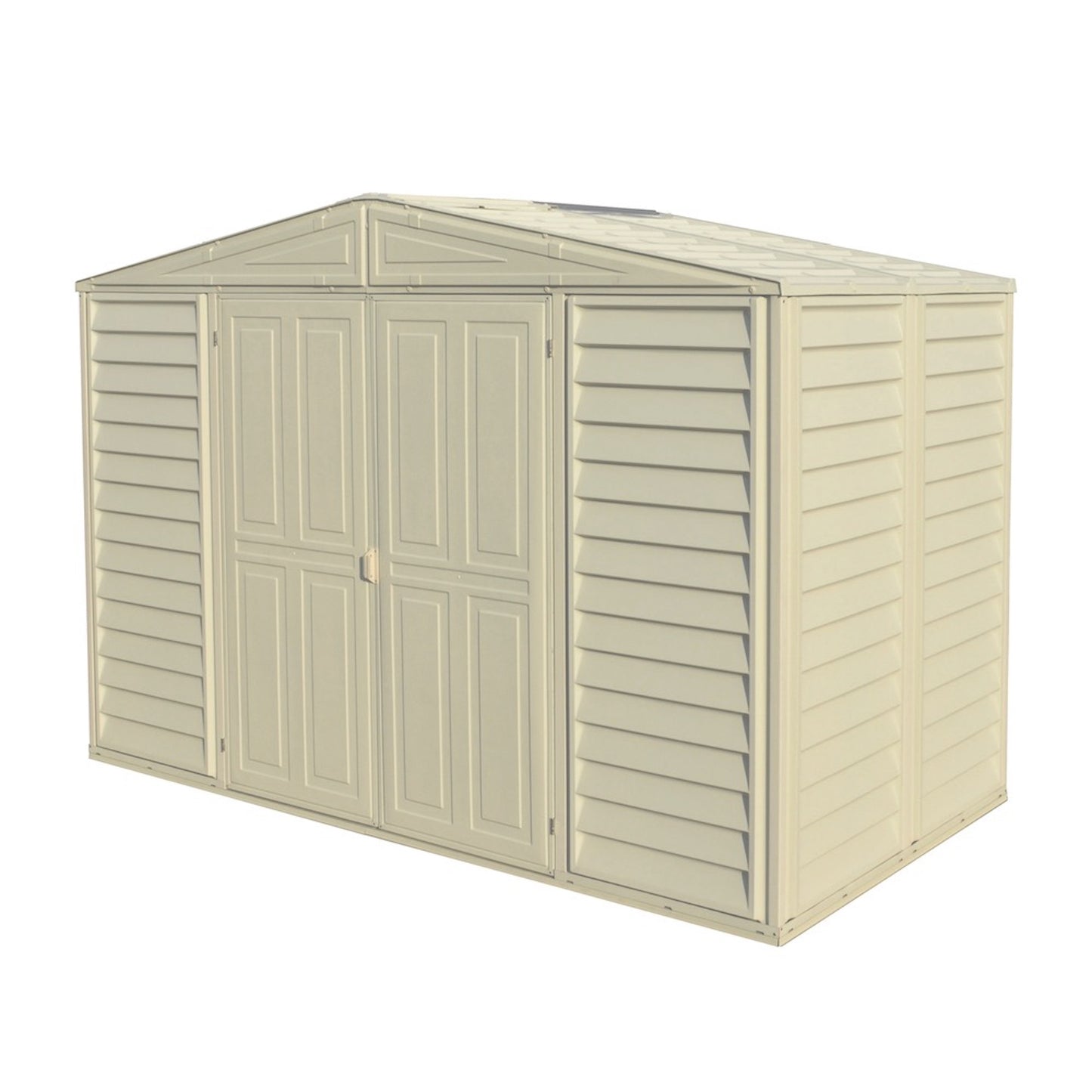 DuraMax 10.5ft x 5ft Woodbridge Vinyl Storage Shed with Foundation Kit (East Coast Purchase Only)