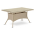 Wicker Patio Dining Set for Outdoors; Cream - Backyard Livings