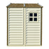 DuraMax 8ft x 5.5ft Storeall Vinyl Shed with Foundation Kit and window - Backyard Livings