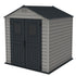 DuraMax 7ft x 7ft StoreMax Plus Vinyl Shed with Molded Floor (West Coast Purchase Only) - Backyard Livings