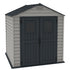 DuraMax 7ft x 7ft StoreMax Plus Vinyl Shed with Molded Floor (West Coast Purchase Only) - Backyard Livings