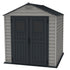 DuraMax 7ft x 7ft StoreMax Plus Vinyl Shed with Molded Floor (West Coast Purchase Only) - Backyard Livings