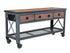 Duramax 72 In x 24 In. 3 Drawer Rolling Industrial Workbench with Wood Top