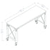 Duramax Rolling Industrial Worktable Desk with Solid Wood Top (4 Sizes)