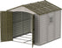 DuraMax 8ft x 8ft DuraPlus Vinyl Shed Kit with Foundation and Window - Backyard Livings