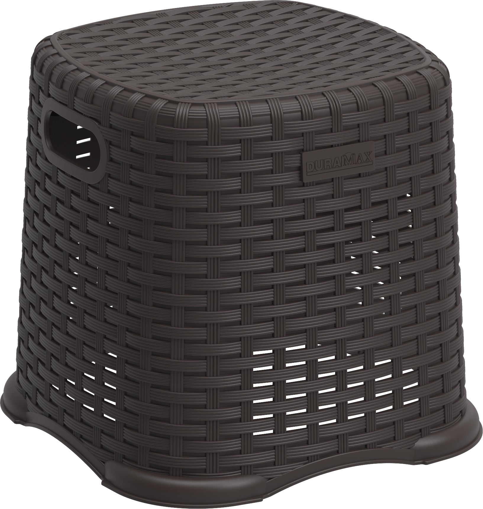 Duramax Rattan Step Stool 11” Brown - Backyard Livings