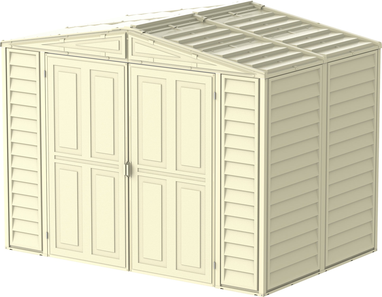 Duramax 8ft x 5.5ft Duramate Vinyl Storage Shed with Foundation