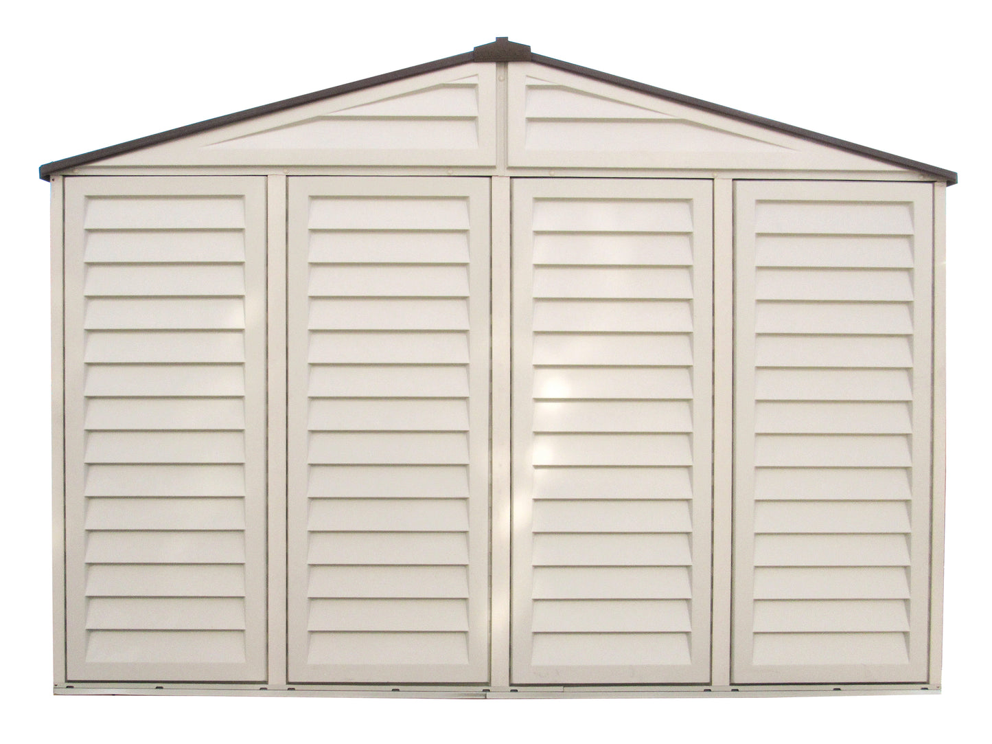 DuraMax 10.5 ft x 8ft Woodbridge Plus Shed w/ Foundation Kit & Window