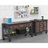 Duramax garage storage Duramax Rolling Workbench Furniture 72 in. x 24 in. with 3 Drawers, for Home, Garage, Workshop