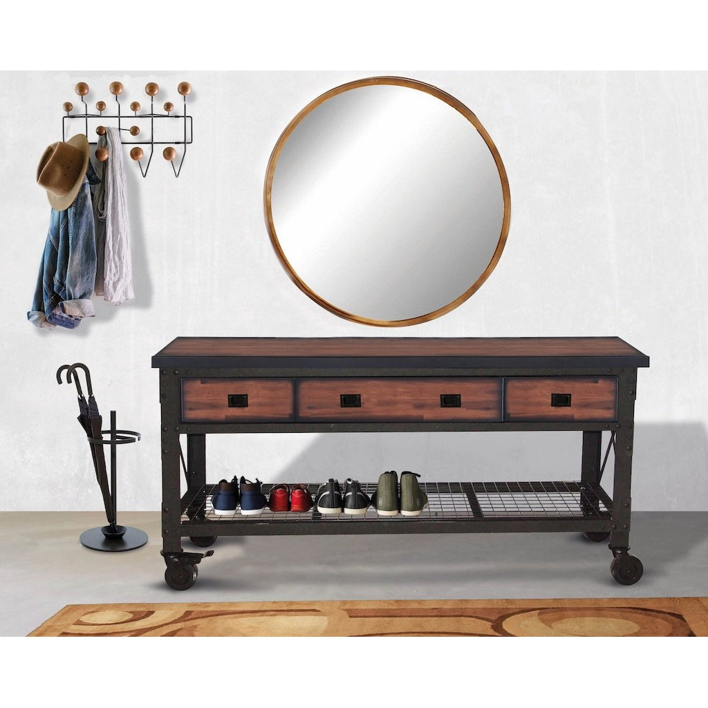 Duramax garage storage Duramax Rolling Workbench Furniture 72 in. x 24 in. with 3 Drawers, for Home, Garage, Workshop