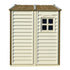 Duramax sheds DuraMax 8ft x 5.5ft Storeall Vinyl Shed with Foundation Kit and window
