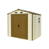 Duramax sheds DuraMax 8ft x 5.5ft Storeall Vinyl Shed with Foundation Kit and window