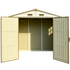Duramax sheds DuraMax 8ft x 5.5ft Storeall Vinyl Shed with Foundation Kit and window