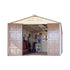 Duramax Vinyl Sheds DuraMax 10.5 ft x 8ft Woodbridge Plus Shed w/ Foundation Kit & Window