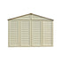 Duramax Vinyl Sheds DuraMax 10.5 ft x 8ft Woodbridge Plus Shed w/ Foundation Kit & Window