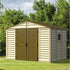 Duramax Vinyl Sheds DuraMax 10.5 ft x 8ft Woodbridge Plus Shed w/ Foundation Kit & Window