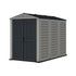 Duramax Vinyl Sheds YardMate Plus 5 ft. 6 in. x 8ft. Gray Vinyl Storage Shed