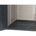 Duramax Vinyl Sheds YardMate Plus 5 ft. 6 in. x 8ft. Gray Vinyl Storage Shed (West Coast Only)