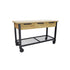 Duramax Work Desk Rove 62" Industrial Metal & Wood Workbench