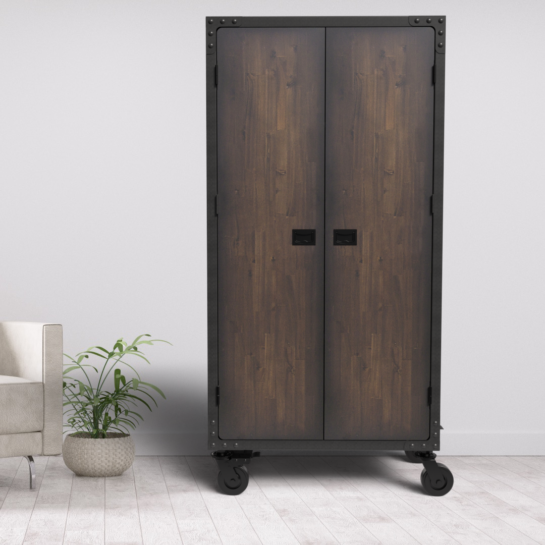 Durasheds Cabinet DuraMax Industrial Free Standing Cabinet with Wheels