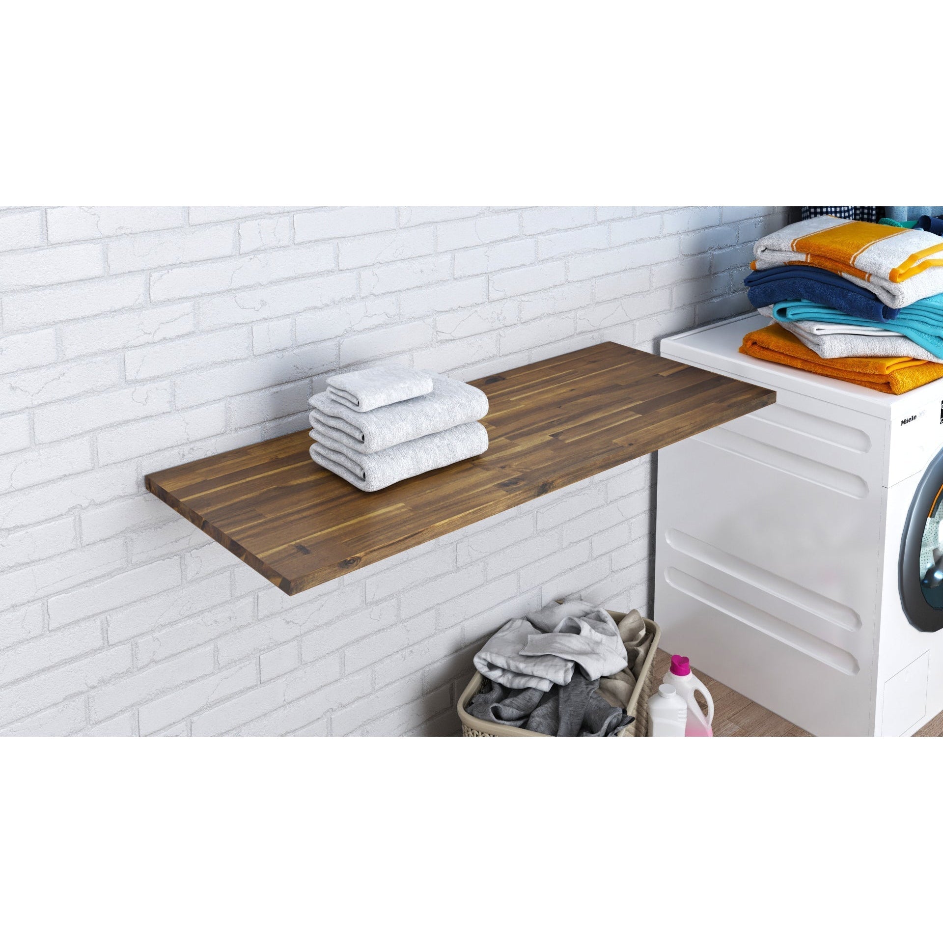 Durasheds Folding Tables DuraMax Spence 48" Wall Mounted Folding Workbench / Table/ Desk 20” x 48”