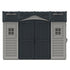 Durasheds Vinyl Sheds Duramax Apex Pro 10.5'X8' Vinyl Shed with Foundation, 2 Windows and Side Door