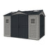 Durasheds Vinyl Sheds Duramax Apex Pro 10.5'X8' Vinyl Shed with Foundation, 2 Windows and Side Door