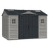 Durasheds Vinyl Sheds Duramax Apex Pro 10.5'X8' Vinyl Shed with Foundation, 2 Windows and Side Door