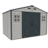 Duramax Woodside Plus 10.5x8 Vinyl Resin Outdoor Storage Shed With Foundation Kit - Backyard Livings