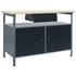 Workbench Black 47.2"x23.6"x33.5" Steel - Backyard Livings