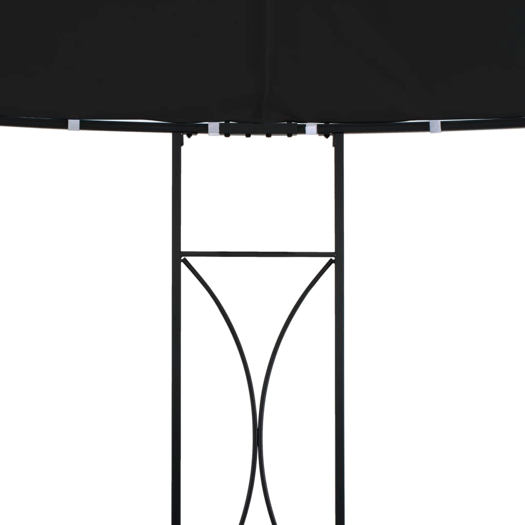 Gazebo 118.1" x 114.2" Anthracite Round - Backyard Livings