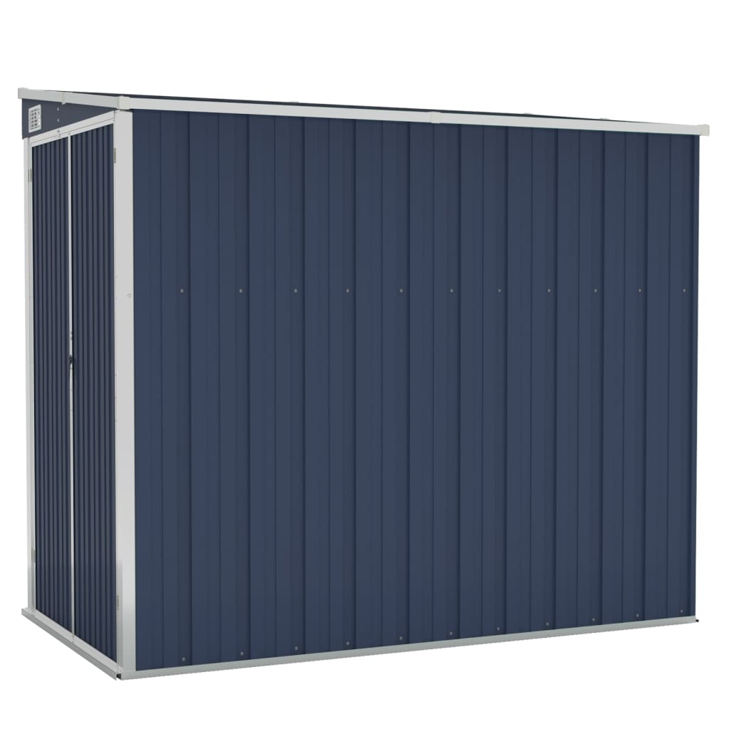 vidaXL Wall-mounted Garden Shed Anthracite 46.5"x76.4"x70.1" Steel - Backyard Livings